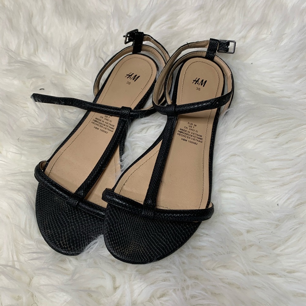 H&M black Sandles
